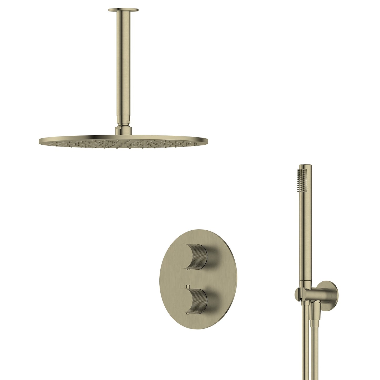 P/S/E Showering | 2-Way Ceiling Arm Hand Shower Set