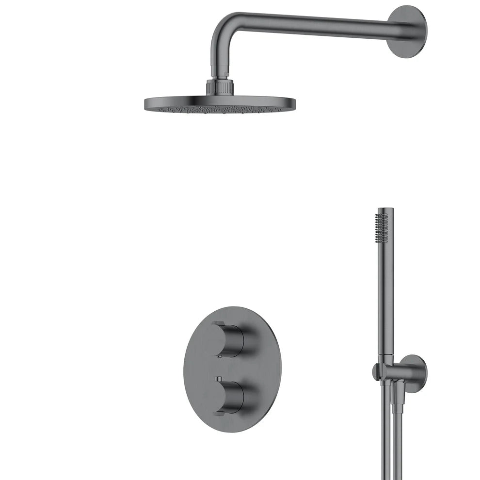 P/S/E Showering | 2-Way Wall Arm Hand Shower Set