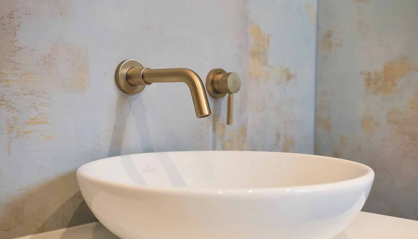 Vienna | Wall Mounted Basin Mixer with Lever