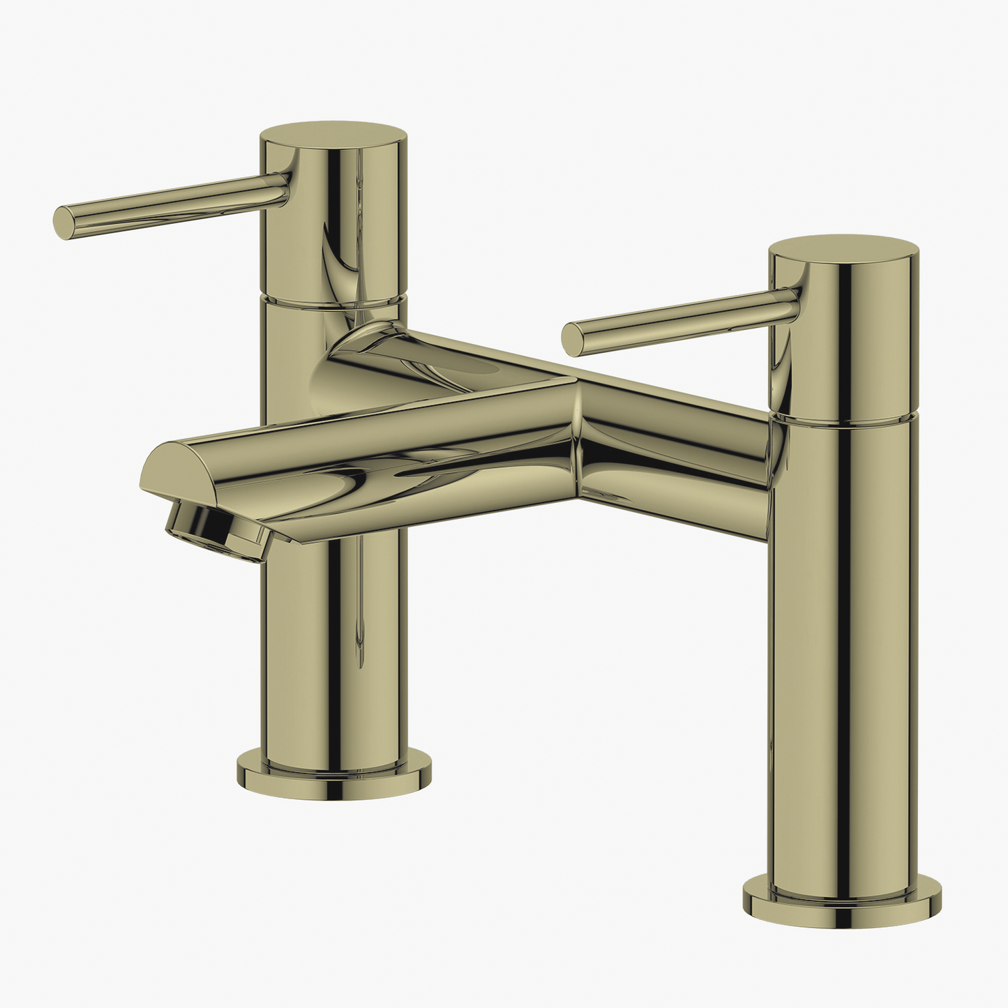 Vienna Smooth | 2 Hole Deck Mounted Bath Filler
