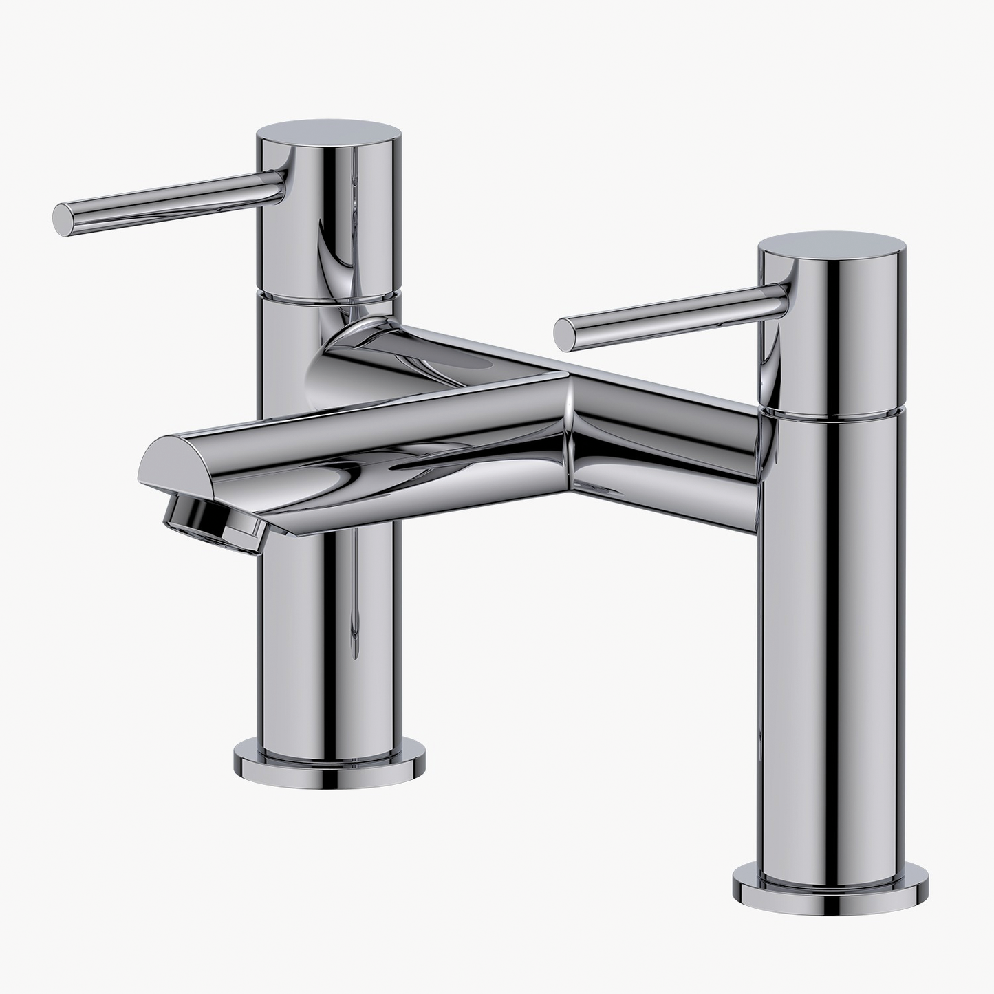 Vienna Smooth | 2 Hole Deck Mounted Bath Filler