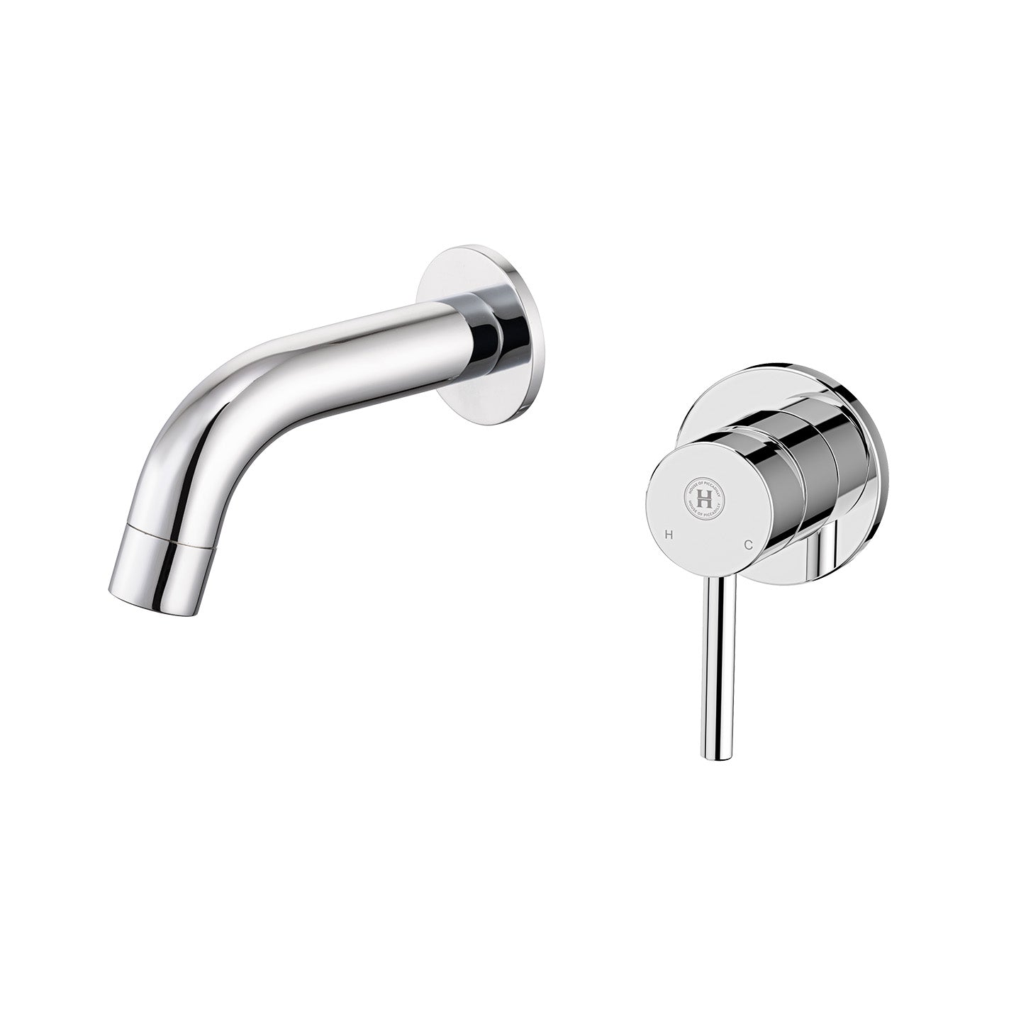 Elysha | Wall Mounted Basin Mixer Short Projection