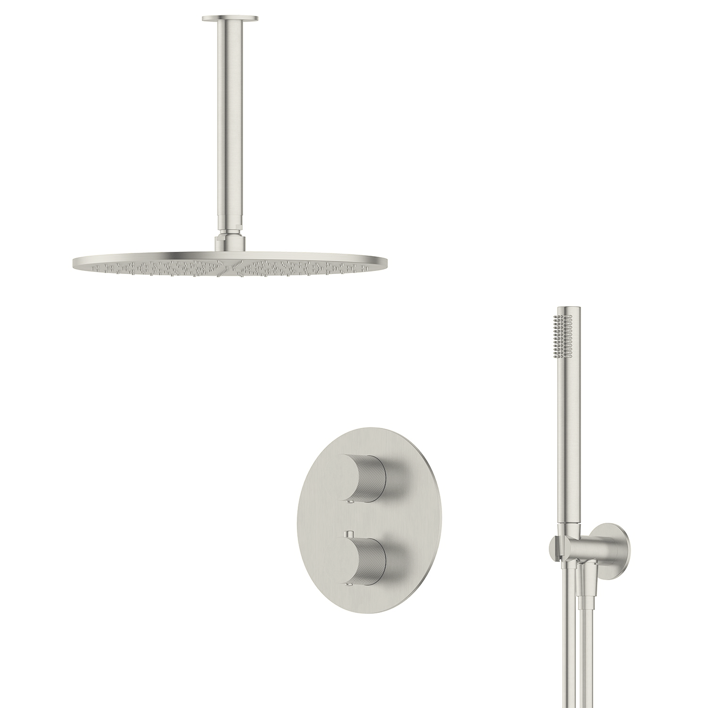 P/S/E Showering | 2-Way Ceiling Arm Hand Shower Set