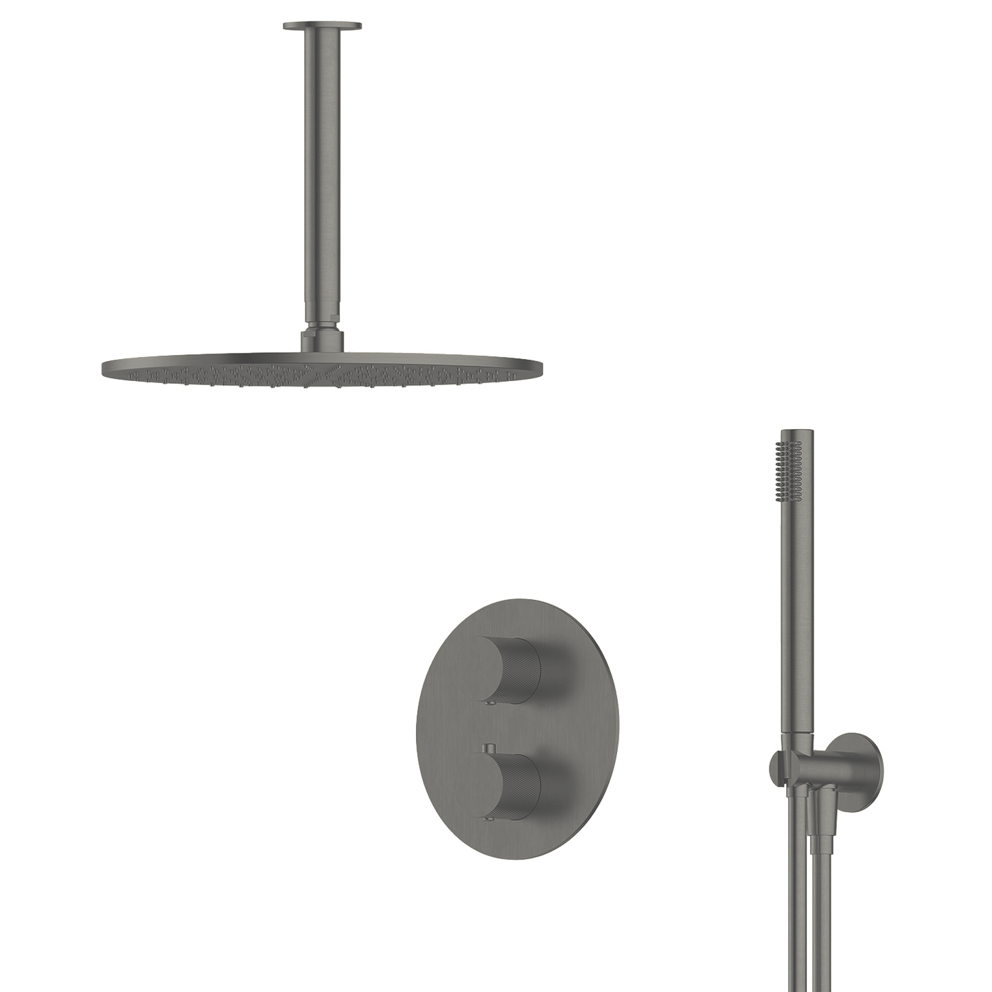 P/S/E Showering | 2-Way Ceiling Arm Hand Shower Set