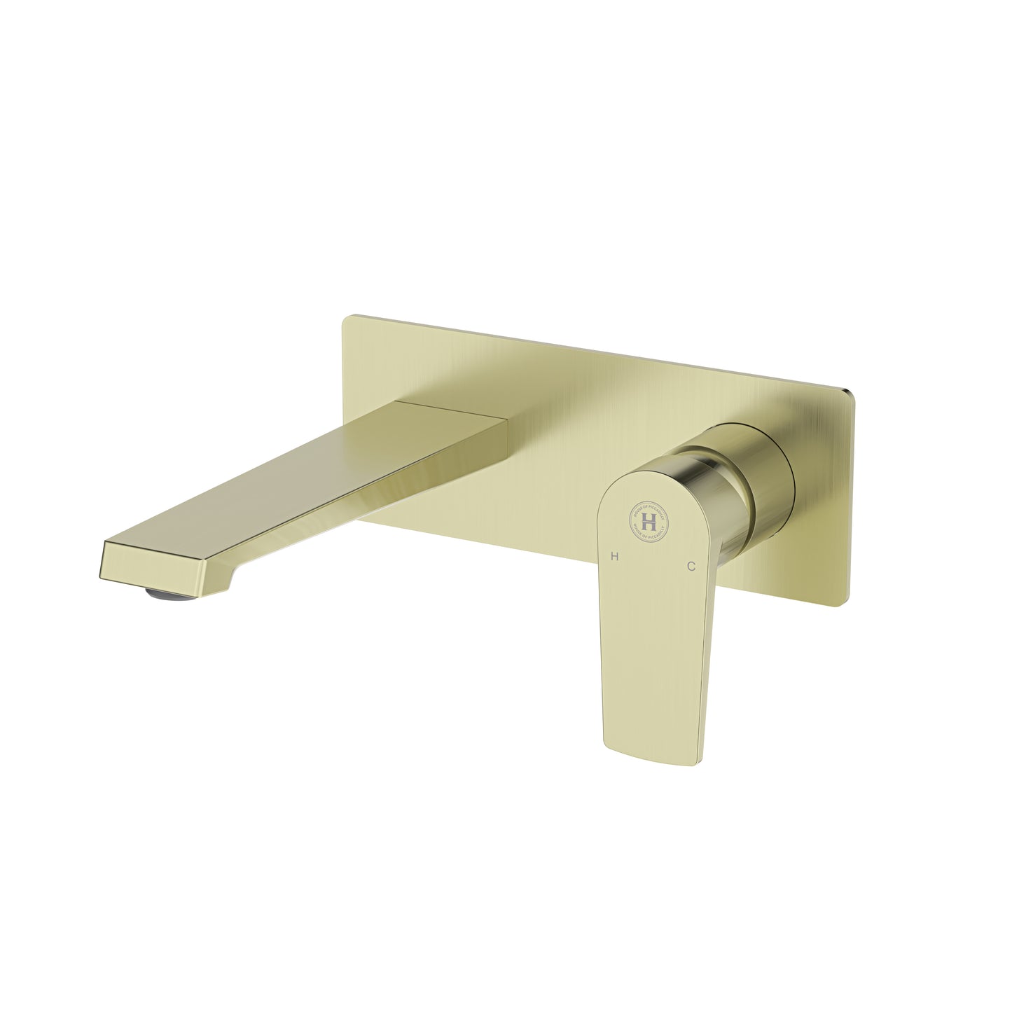 Jasper | 2 Hole Wall Mounted Basin Mixer with Back Plate