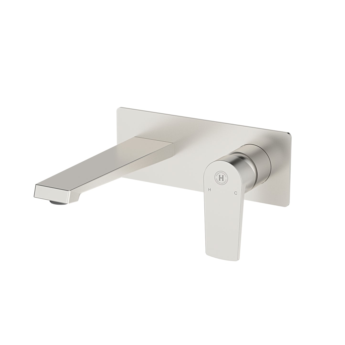 Jasper | 2 Hole Wall Mounted Basin Mixer with Back Plate
