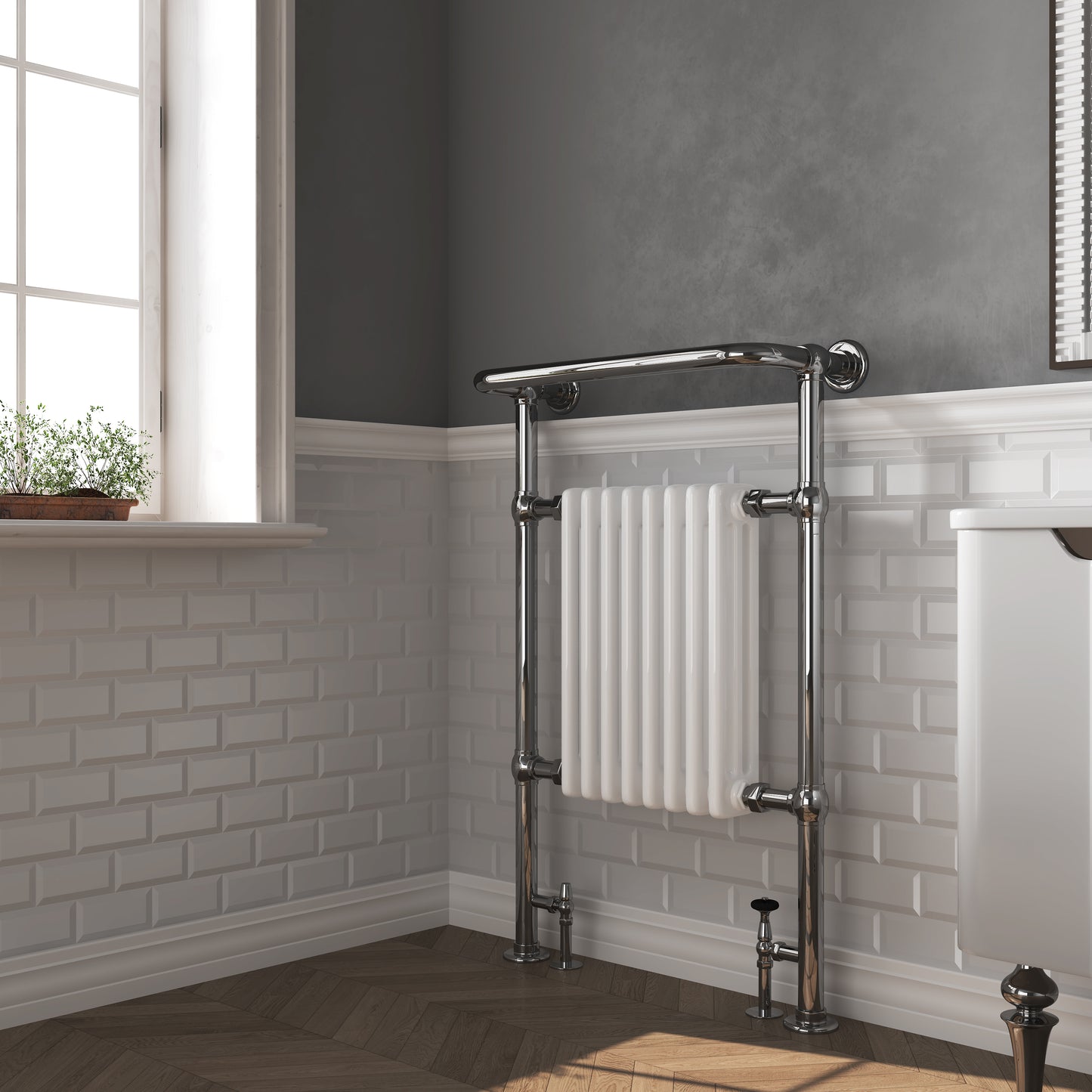 The Ridgeway | Traditional Towel Rail Radiator