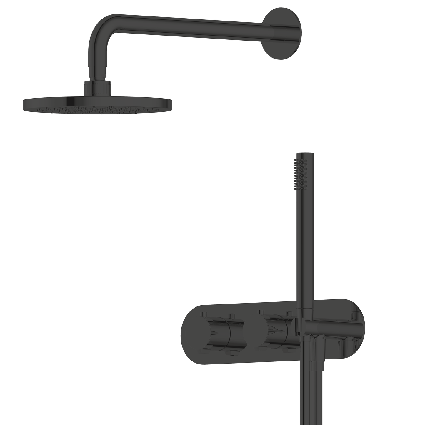 Vienna Smooth | Thermostatic Concealed Shower Set
