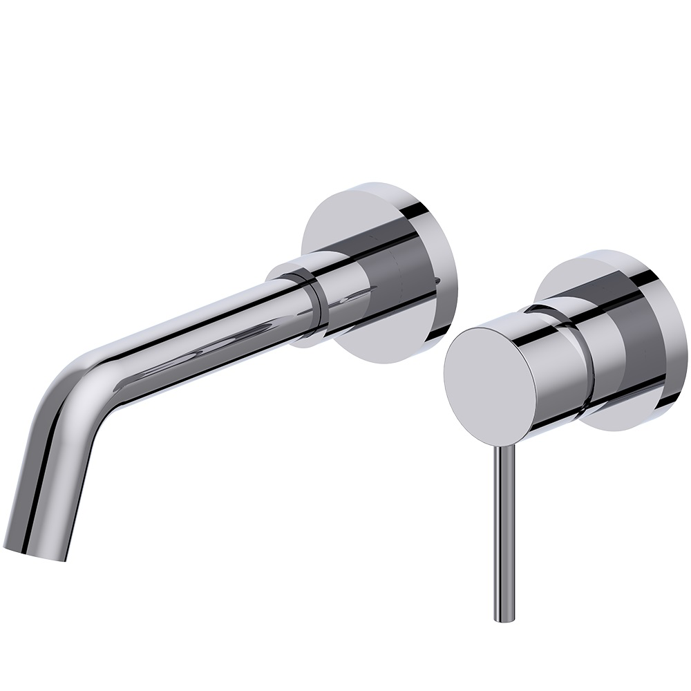 Vienna Smooth | Wall Mounted Basin Mixer with Lever