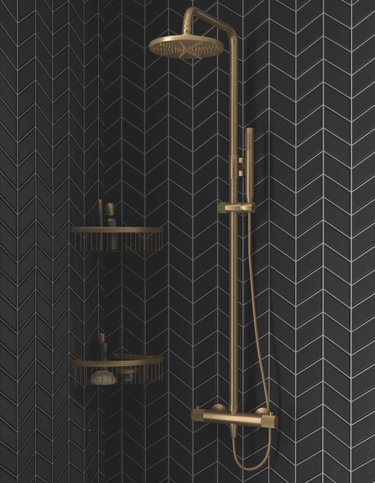 Vienna | Thermostatic Column Shower Set