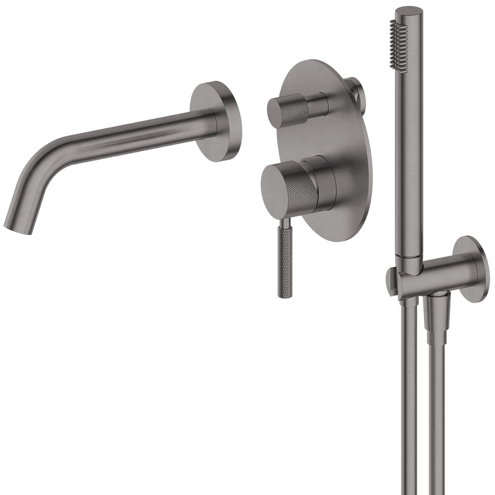 Vienna | Wall Mounted Bath Mixer with Hand Shower