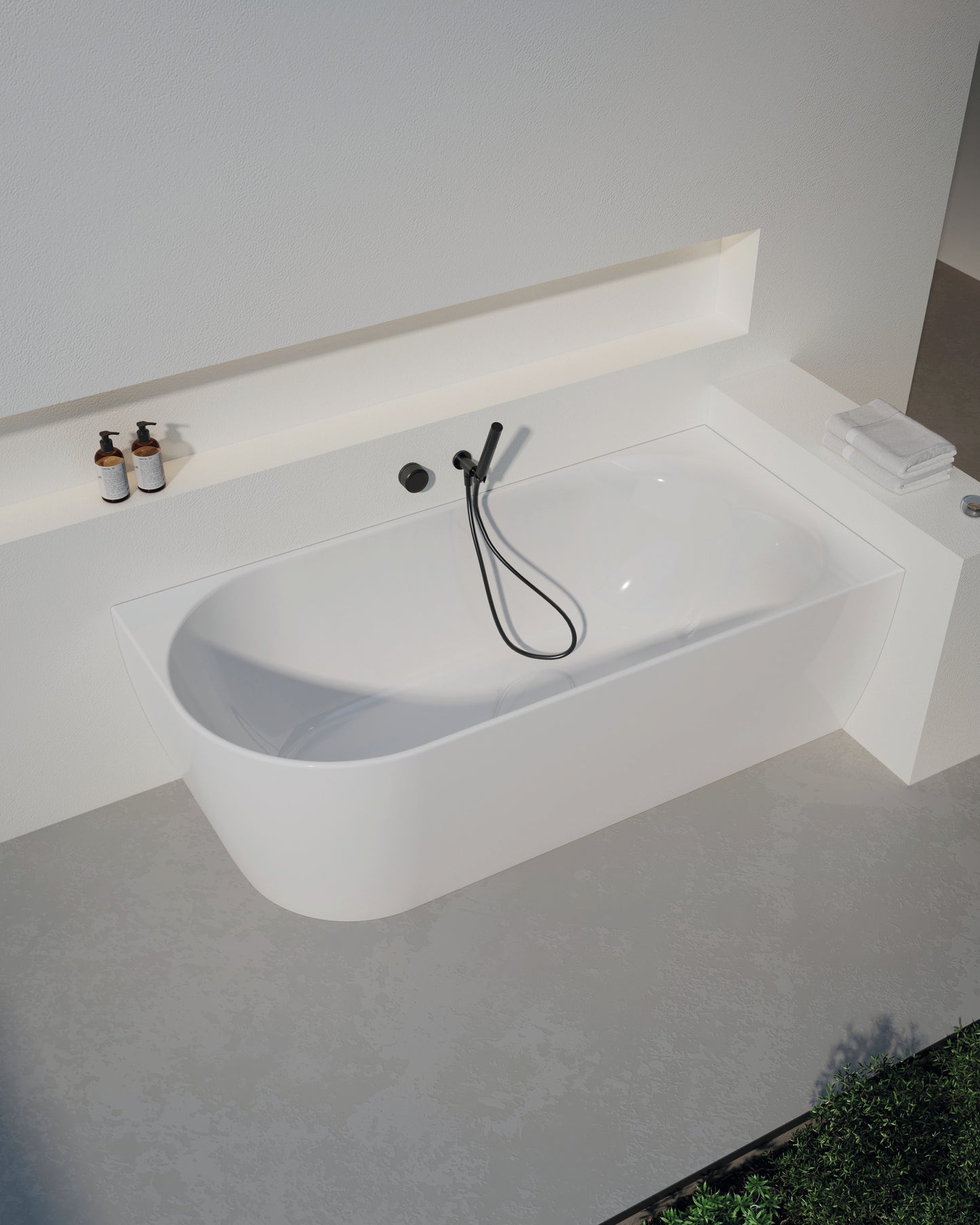The Ilkley | Corner Acrylic Bath