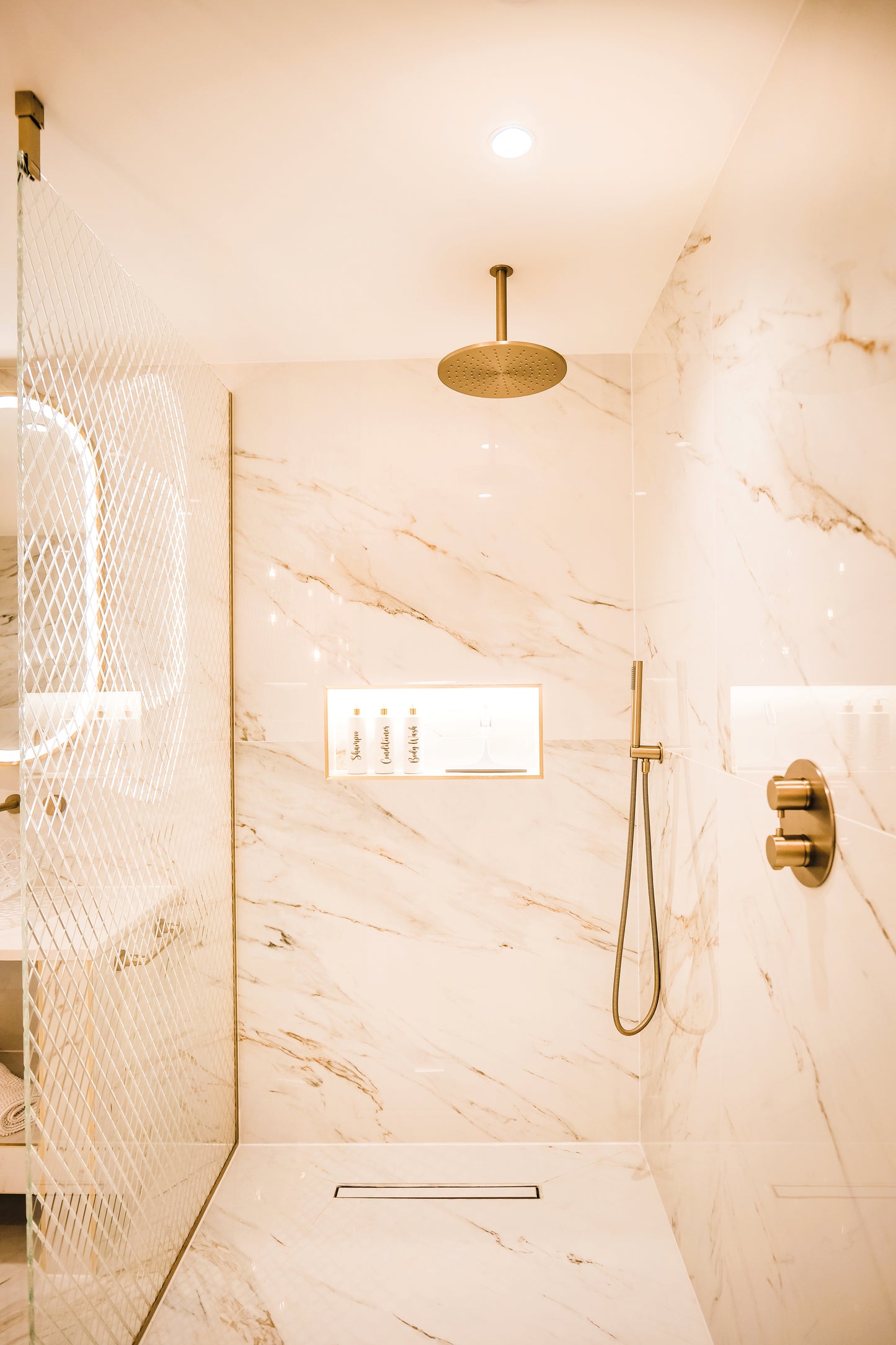 P/S/E Showering | 2-Way Ceiling Arm Hand Shower Set