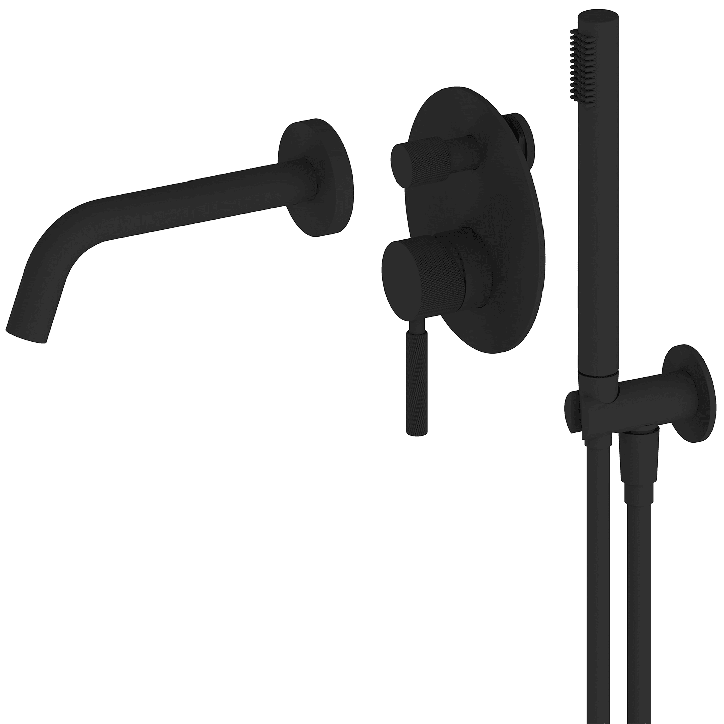 Vienna | Wall Mounted Bath Mixer with Hand Shower