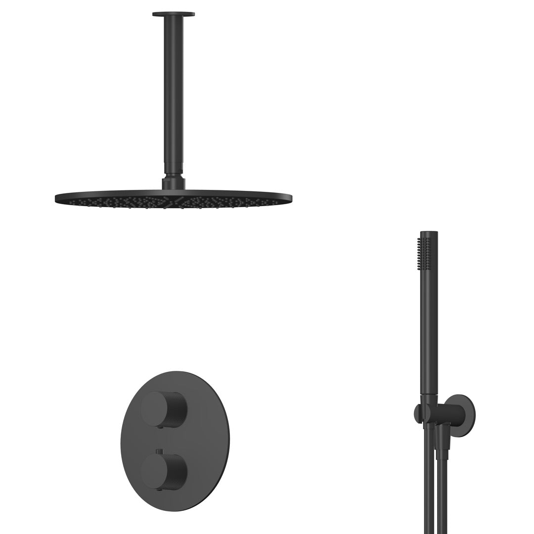 Vienna | 2-Way Valve Ceiling Arm Hand Shower Set