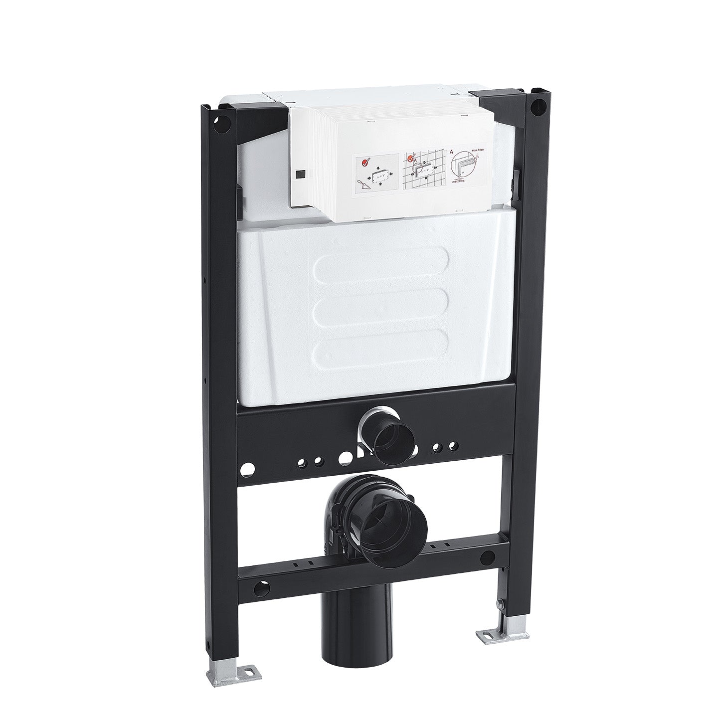 820mm Frame and Dual Flush Cistern