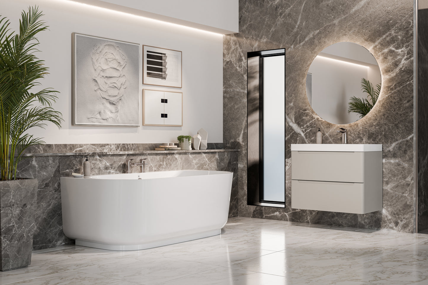 The Chester | Freestanding Acrylic Bath