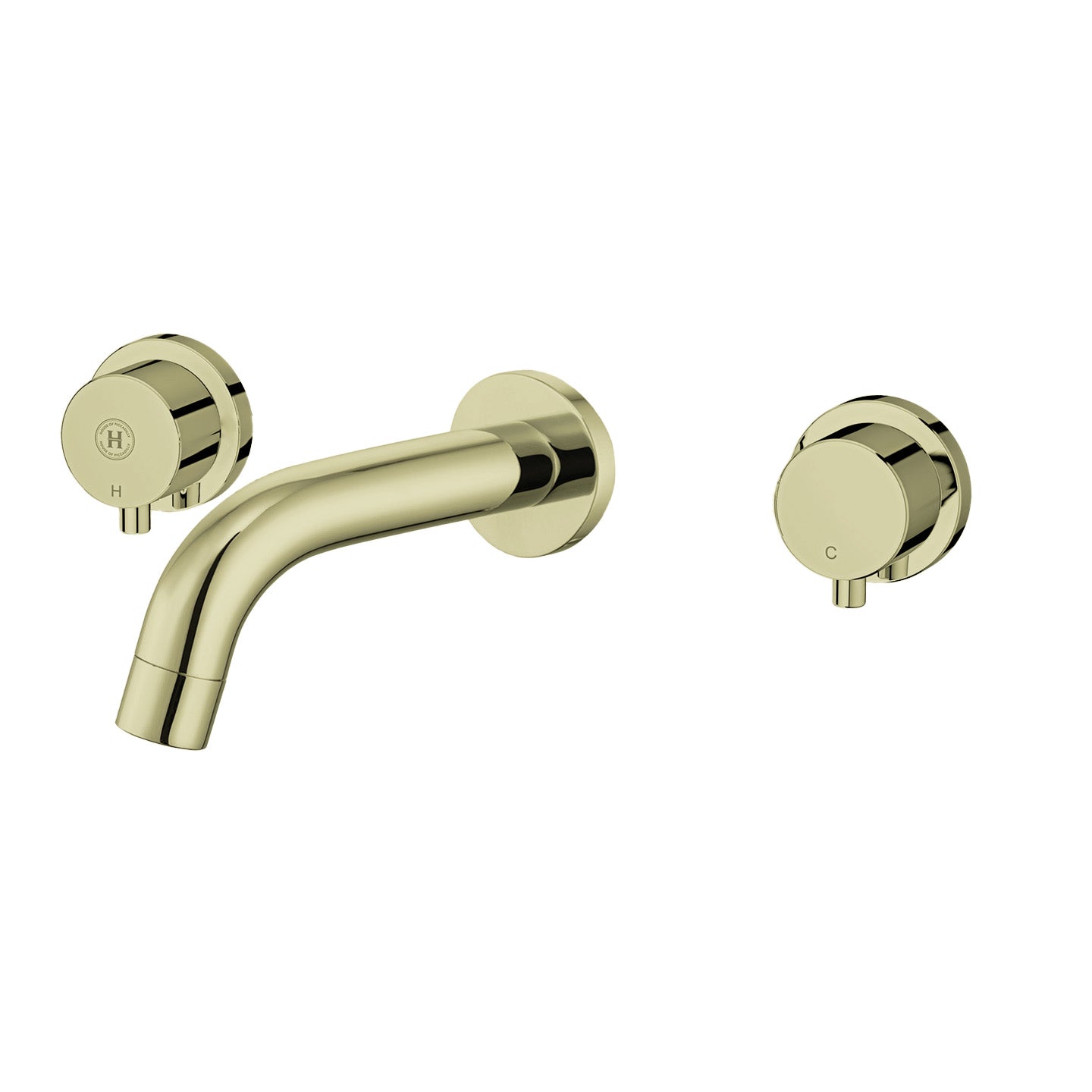 The Sienna | 3 Hole Wall Mounted Basin Mixer Short Projection