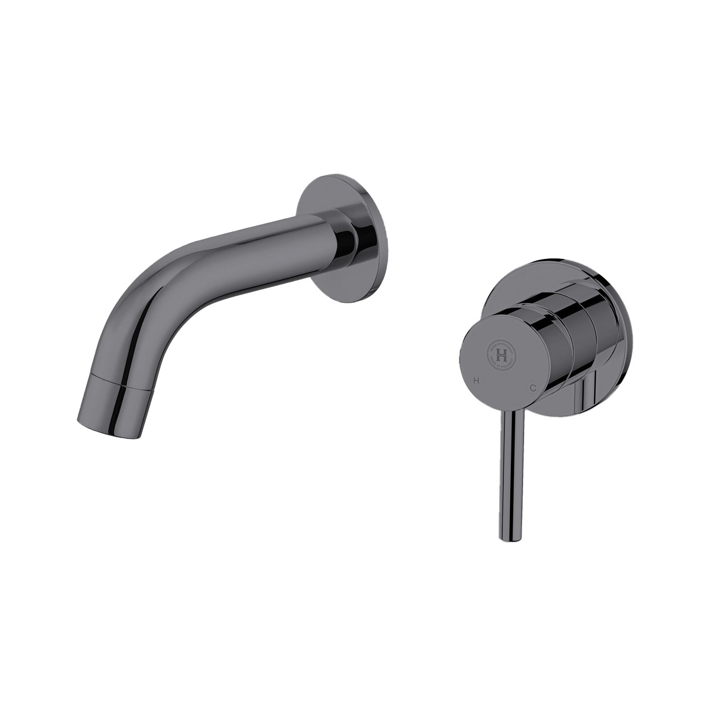 The Sienna | 2 Hole Wall Mounted Basin Mixer Short Projection