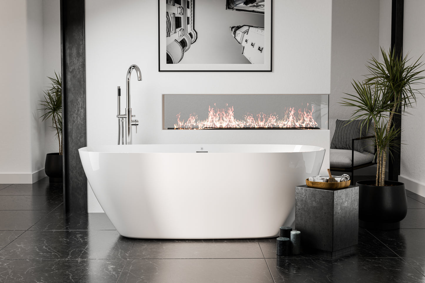 The Harrow | Freestanding Acrylic Bath