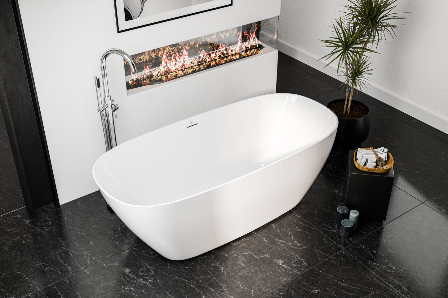 The Harrow | Freestanding Acrylic Bath