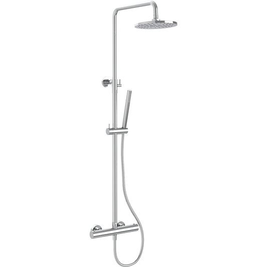 The Harley | Thermostatic Column Shower and Sliding Pencil Handshower