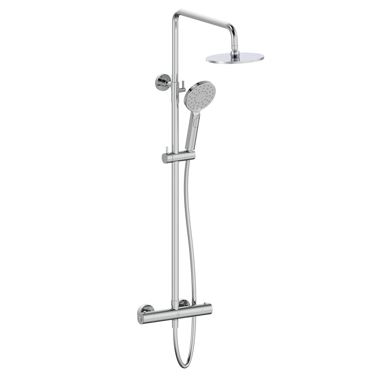 Elysha | Thermostatic Column Shower and Sliding Rain Handshower