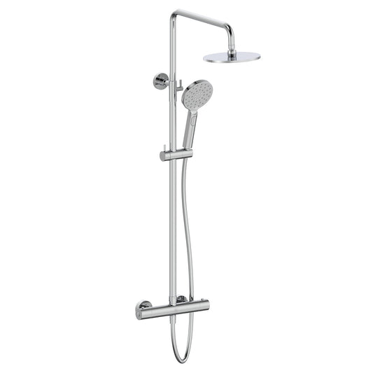 The Harley | Thermostatic Column Shower and Sliding Rain Handshower