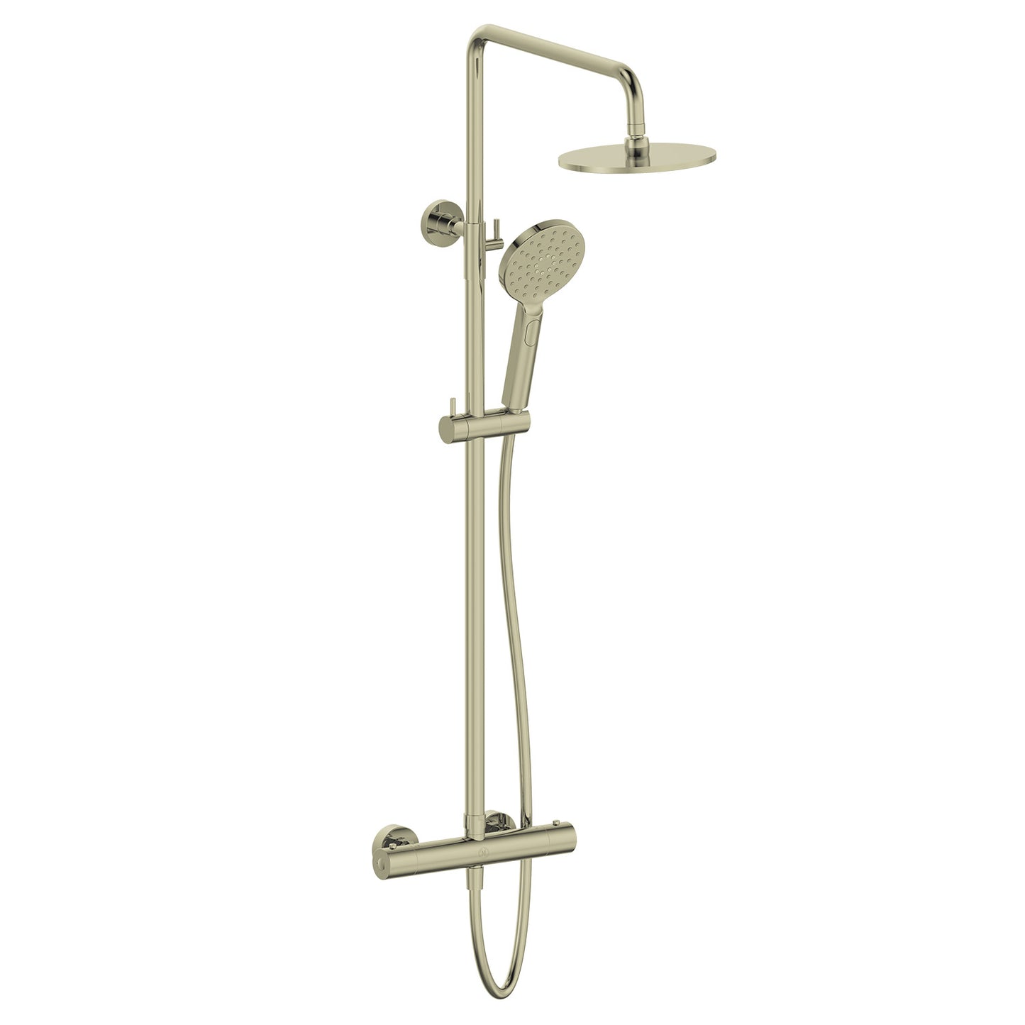 Elysha | Thermostatic Column Shower and Sliding Rain Handshower