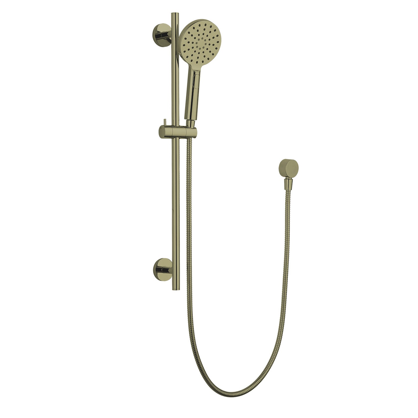 Showering | Round Slide Rail Shower Set (Rain Style Head)