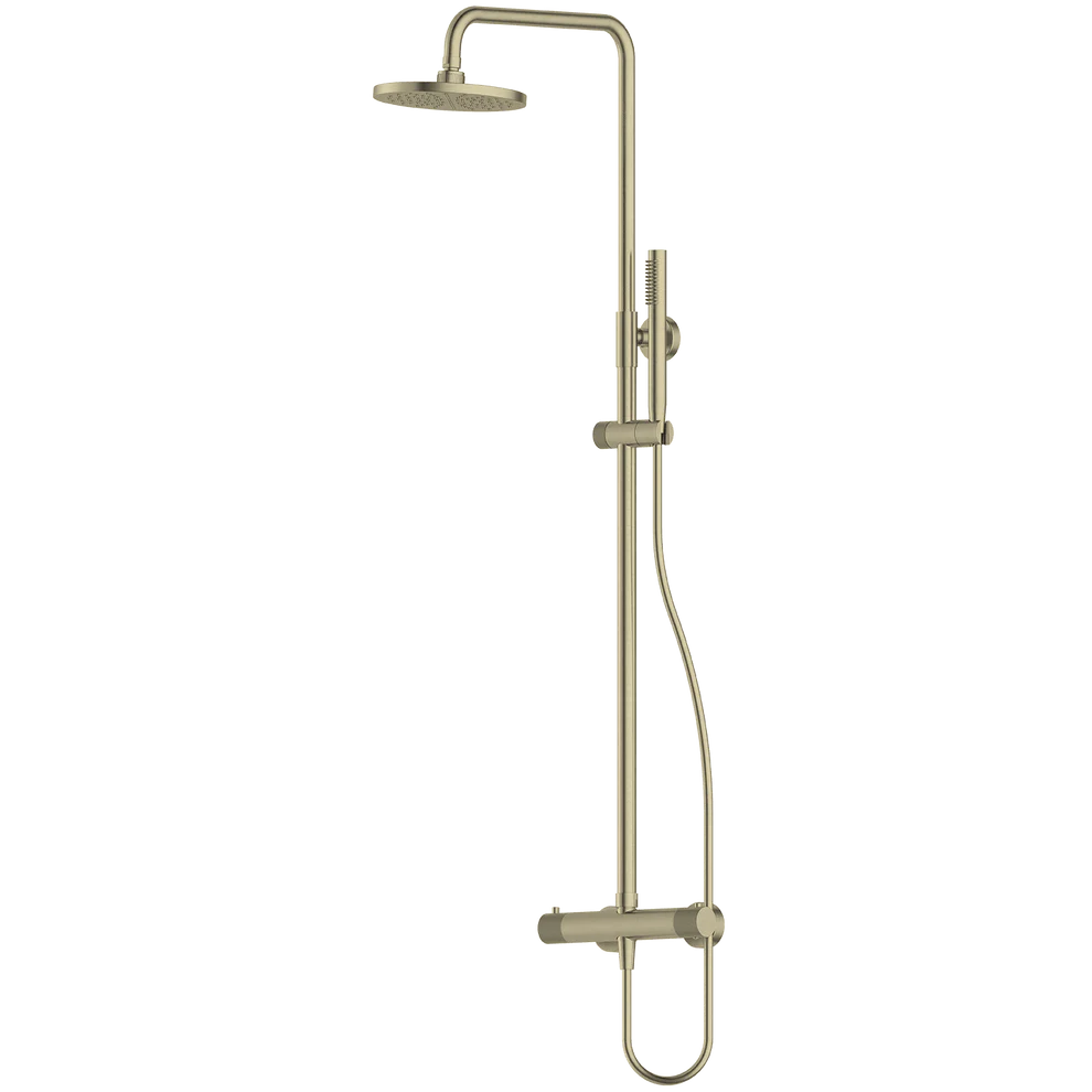Elysha | Thermostatic Column Shower and Sliding Pencil Handshower