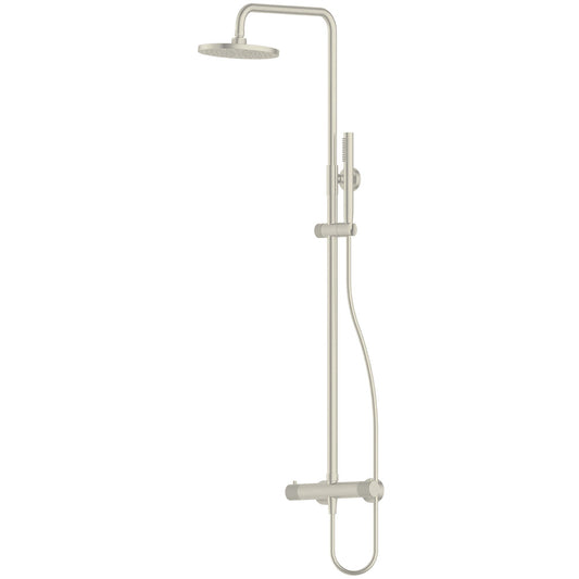 Elysha | Thermostatic Column Shower and Sliding Pencil Handshower