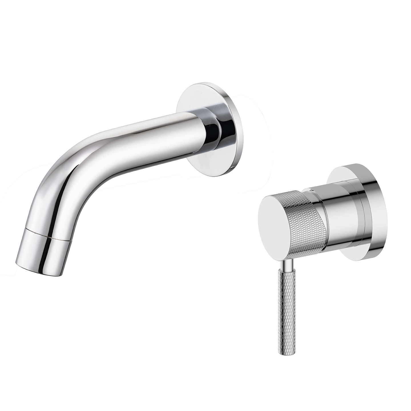 Vienna | Wall Mounted Short Projection Basin Mixer with Lever