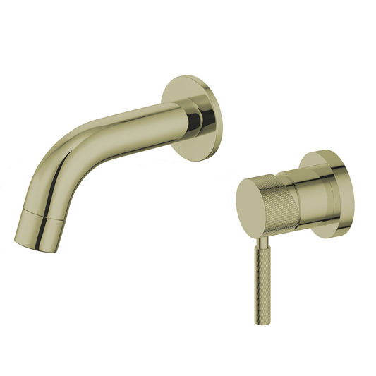 Vienna | Wall Mounted Short Projection Basin Mixer with Lever