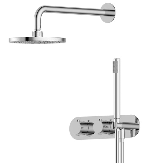 Vienna Smooth | Thermostatic Concealed Shower Set