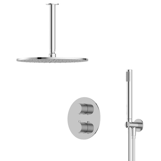 Vienna | 2-Way Valve Ceiling Arm Hand Shower Set