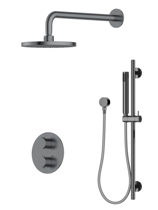 Penelope | Wall Arm Slide Rail Shower Set