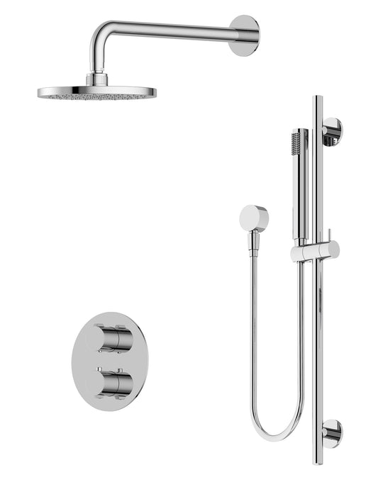 Penelope | Wall Arm Slide Rail Shower Set